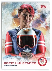 2014 Topps U.S. Olympic & Paralympic Team & Hopefuls #84 Katie Uhlaender USA - Picture 1 of 2