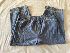 "Pantalones de cambray Rebecca Malone con detalle bordado - cintura 17,5""" - Imagen 1 de 7