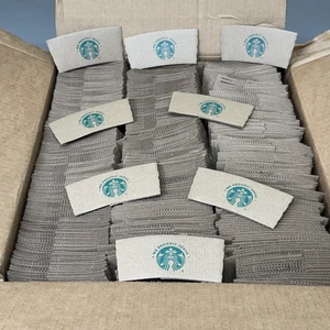 100 Starbucks Hot Cup Coffee Sleeve Cardboard HCS Earth Sleeve - Picture 1 of 9
