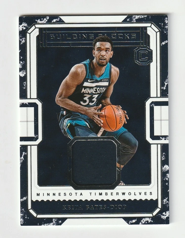 2018-19 Panini Cornerstones #BB-KB Keita Bates-Diop Jersey Relic RC, Ohio State - Image 1 of 2