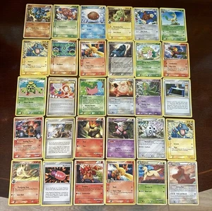Pokemon 30 Card Lot (2004-2011) Common/Uncommons Rares DAMAGED - Picture 1 of 1