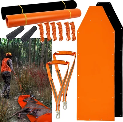 1.2MM Thickened Deer Drag Sled Tear-Resistant Deer Dragging Sled Game Hauler for - Image 1 of 4