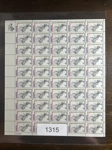 1315 US Mint Sheet, 5 Cent Marine Corps Reserve 50Th Anniversary, Mint NH - Picture 1 of 3