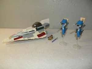 LEGO Star Wars Mace Windu's Jedi Starfighter 7868 Set Incompleto 3 Minifiguras - Imagen 1 de 10