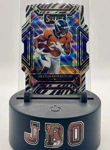 Melvin Gordon SSP #212 2020 Select Zebra Club Level troquelado - Imagen 1 de 2