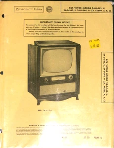 Sams Photofact Folder, Set 273 Folder 12, 4-55, RCA Victor, NF - Picture 1 of 1