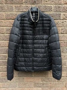 Chaqueta acolchada acolchada negra Hugo Boss Darolus para hombre 42 52 XL Puffer - Imagen 1 de 12