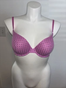 Victoria’s Secret Women’s Bra 34DD Demi Pink with Silver Detail - Picture 1 of 8