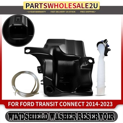 Depósito de lavadora de parabrisas con bomba y tapa para MPV Ford Transit Connect 2014-2023 Foto 1 de 4