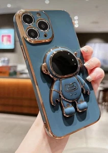 For iPhone 15 14 13 12 11 promax pro Luxury Astronaut Shockproof Kickstand - Picture 1 of 5