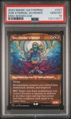 MTG Zur, Eternal Schemer Showcase  Dominaria United #327 PSA 10 Gem Mint Pop 1 - Image 1 of 2