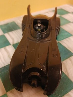 1989 Batmobile Toy Vintage 7" Plastic Batman Car DC Comics Collectible - Image 1 of 4
