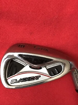 Ferro usado Lynx Black Cat Single Iron # 9 com eixos de aço flexíveis regulares - Imagem 1 de 4
