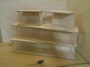 4 er Set Vitrinen,Sammelvitrine,Küchenvitrine,Kinderzimmer Vitrine,Modellauto - Bild 1 von 4