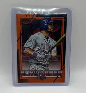 2020 Topps Fire Orange /299 Kyle Schwarber #123 - Picture 1 of 2