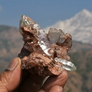 HIMALAYAN Lemurian NIRVANA AGNITITE ABUNDANCE CHLORITE QUARTZ crystal cluster.  - Picture 1 of 10