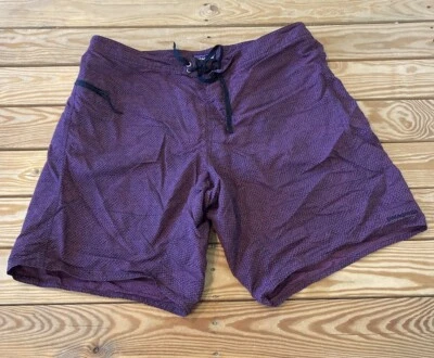 Patagonia Men’s Tie Front Swim trunks size 38 Purple T5 - Image 1 of 4