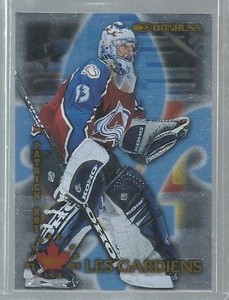 1997-98 Donruss Canadian Ice Les Gardiens #1 Patrick Roy 1156/1500 (ref37626)