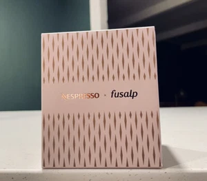 NIB NESPRESSO x FUSALP Diamond Smock Ceramic White Mug Original Box - Picture 1 of 3