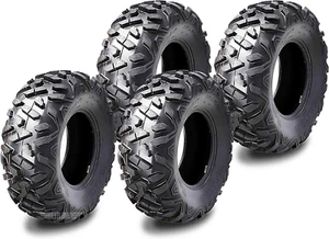 4 WANDA All Terrain UTV ATV Tires 26X9-12 26X9X12 6PR Deep Tread Big Horn Style - Picture 1 of 6