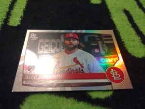 2023 Topps Big League Alec Burleson Rookie Rc Uncommon Foil #201 Cardinals