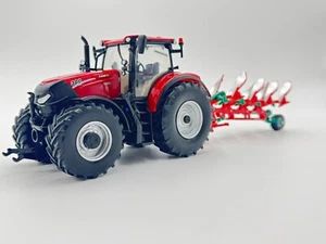 Britains Case Optum 300 CVX Tractor & Kverneland 2300S Plough 1:32 Scale Model - Picture 1 of 4
