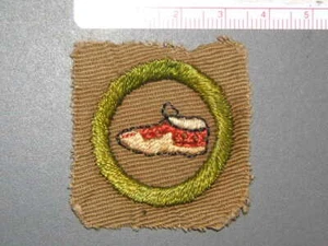 Pfadfinder Verdienstabzeichen Lederarbeiten um 1911-'31 6503P - Bild 1 von 1