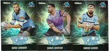 2021 Nrl Traders Wildcards 3 Card Team Set SHARKS