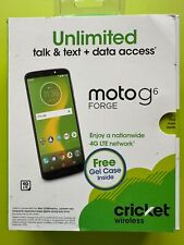 Cricket Wireless Prepaid Moto G6 Forge 4G LTE Smartphone 16GB - New Sealed