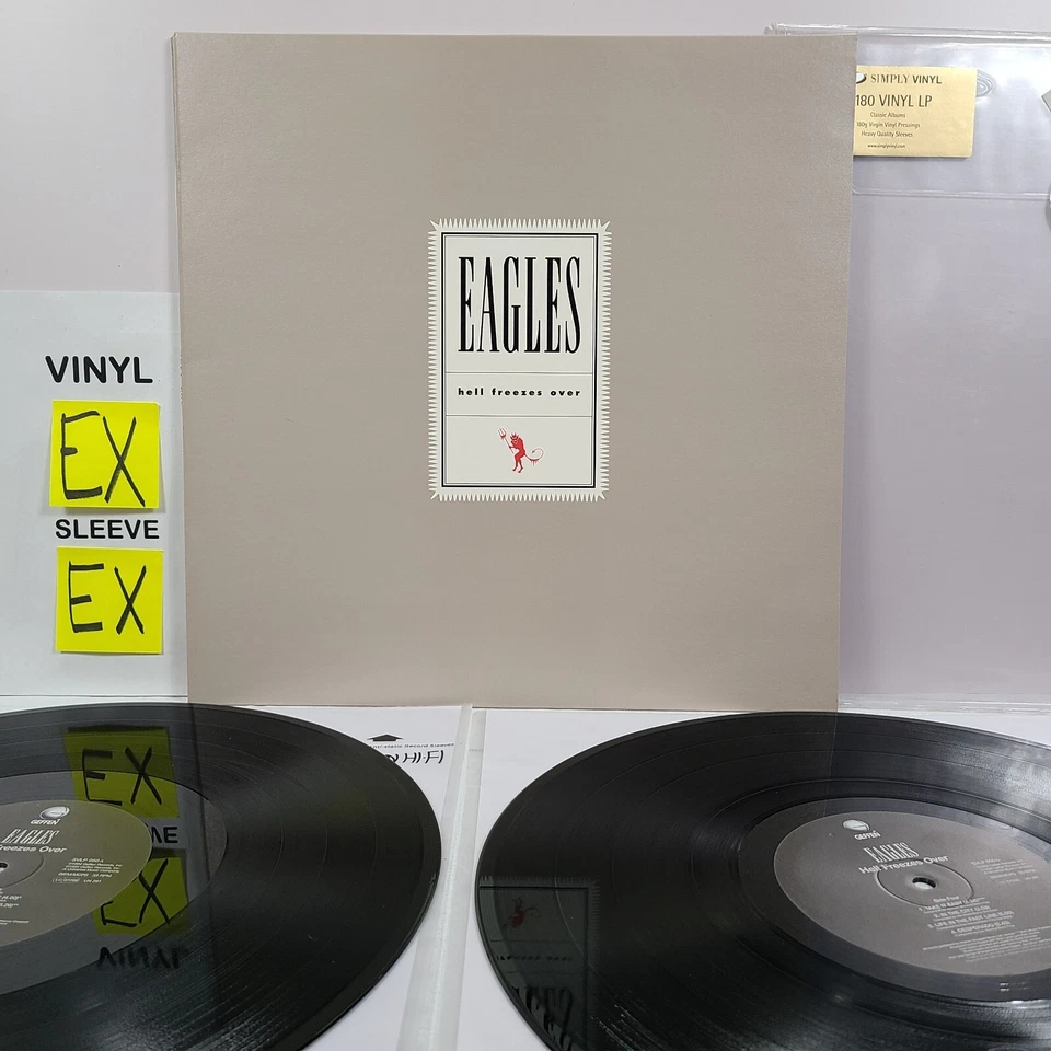 Eagles Hell Freezes Over 2 LP Simply Vinyl 1998 180 gram EX Vinyl & Sleeve #z58 Foto 1 de 4