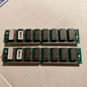 Lot of 2x 32MB SIMM 72-Pin EDO Memory Non-parity 60ns Buy-It-Now Gets BONUS READ - Picture 1 of 5