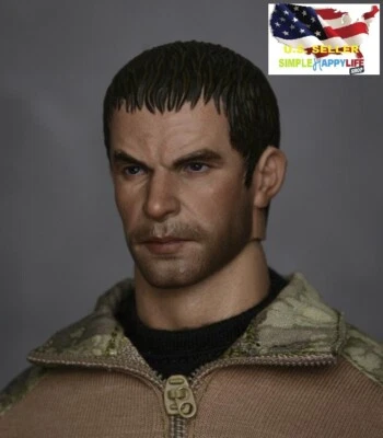 1/6 male army head Chris for 12" figure Soldier hot toys phicen worldbox ❶USA❶ - Image 1 of 2