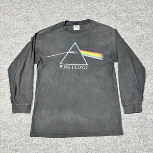 Vintage Pink Floyd Shirt Mens Size Medium Black Long Sleeve Band 2004 Tee - Picture 1 of 9