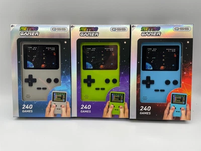 MARKENLOS Retro Spiele Konsole 240 Spiele - Pocket Gamer 240 Games Oldschool Gamer 8 Bit