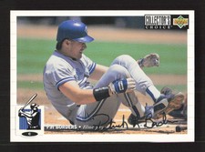 1994 Collector's Choice Silver Signature  Pat Borders #60 Toronto Blue Jays
