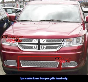 Fits 2011-2020 Dodge Journey SE Lower Bumper Stainless Chrome Mesh Grille Insert - Picture 1 of 2