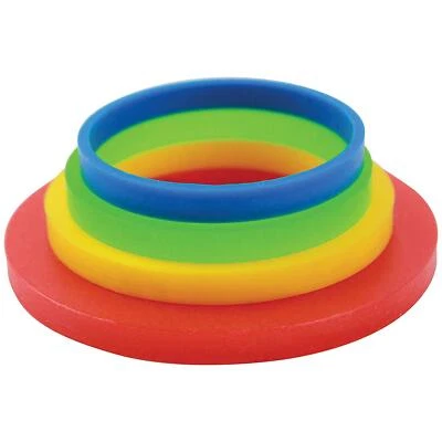 Anillos guía de pasador de rodillos de plástico multicolor grandes anillos guía incluso Th Foto 1 de 4