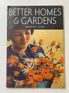 Better Homes and Gardens Magazine - "Orange Flowers" - (February 1936) - Picture 1 of 9