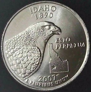 2007-D 25C State Quarter Idaho BU CLAD 20uc0226-2 - Picture 1 of 2