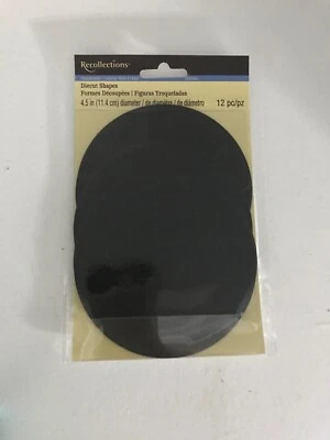 Pizarra circular Recollections formas troqueladas negra NUEVA 12 piezas Foto 1 de 3