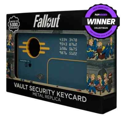 *Limited Edition* Fallout Metal Vault Security Keycard Replica - Stand Included - Image 1 of 4