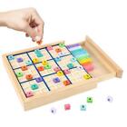 Wood Sudoku Puzzle Educational Toys Color Sorting Kids Wood Arithmetic Sudoku