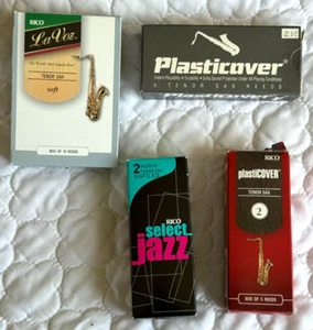 Misc. Rico Tenor Saxophone Reeds Lot of 17 Total Reeds All New - Picture 1 of 6