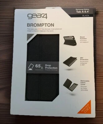 Gear4 Brompton 折叠保护壳 适用于三星 Tab A8.4 带 6.5 防摔 - 全新! — 第 1/2 张图片