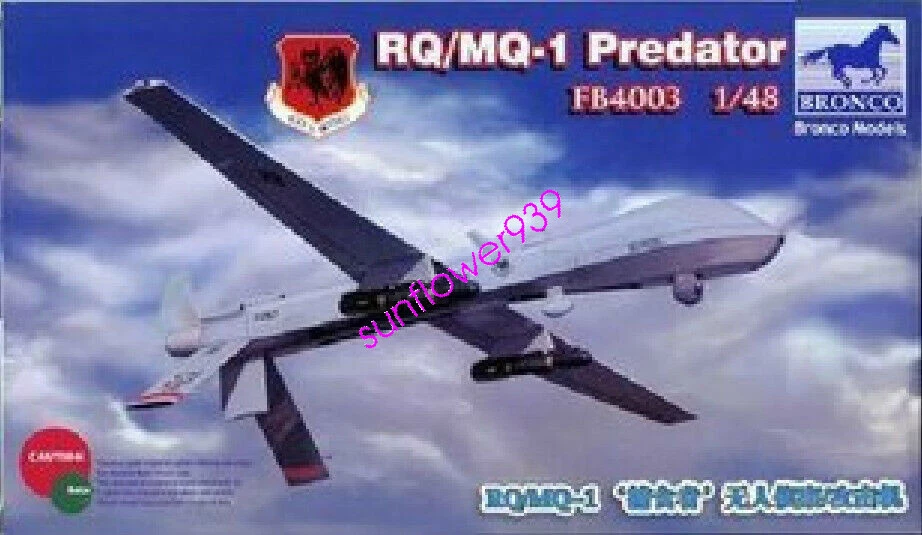 Bronco FB4003RQ/MQ-1 Predator 1:48 Scale Plastic Model Kit - Image 1 of 1