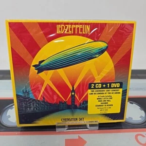 Led zeppelin celebration Day 2 x CD & DVD set brand new rock music live footage - Picture 1 of 8