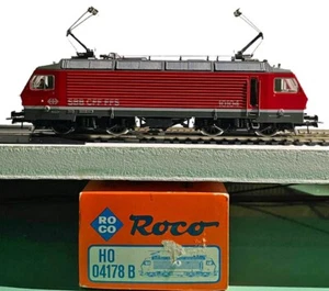 HO ROCO 04178 B SBB CFF FFS SWISS RE 4/4 ELECTRIC LOCOMOTIVE # 10104 - Picture 1 of 1