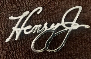 Kaiser Henry J Emblem Original Script Dash - Picture 1 of 4