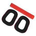 (red) 02 015 Earpads Headband Set Foam Headband Pad Softness Subwoofer For