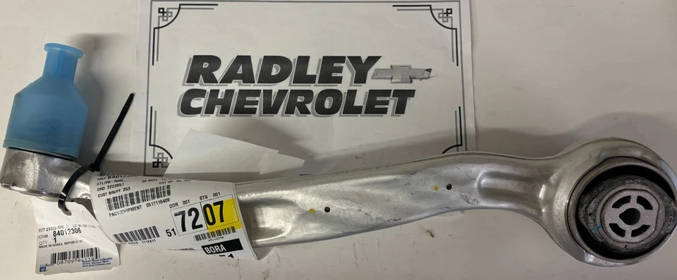 NEW GM OEM 2016 CHEVROLET CAMARO FRONT- LOWER CONTROL ARM GMC 84012306 - Image 1 of 1